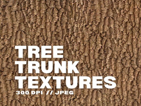 10 Tree Trunk Textures: Elevating Digital Design with Natural Detail