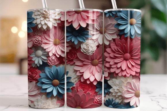 3D Daisy Skinny Tumbler Design Florals: A Practical Guide for Sublimation Creators