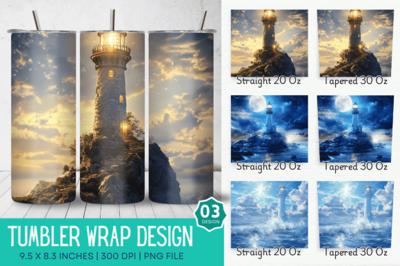 Illuminating Creativity: The Art and Utility of 3D Magical Lighthouse Tumbler Design
