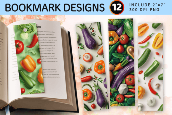 Integrating 3D Vegetables PNG Bookmark Design into Creative and Educational Workflows