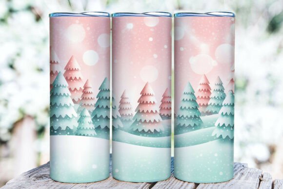 Mastering the 3D Christmas Landscape Tumbler Design for Professional Sublimation Projects