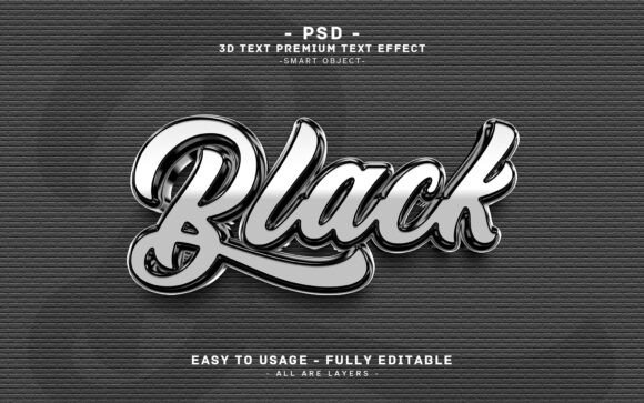 Mastering the Editable 3D Text Effect Black Design for Modern Visual Communication