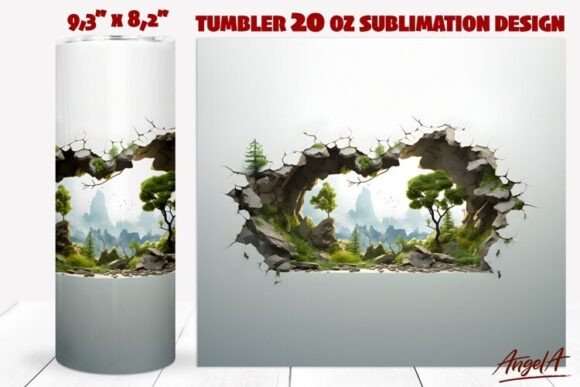 Nature Sublimation Tumbler Wrap: Bringing the Forest to Your Daily Routine
