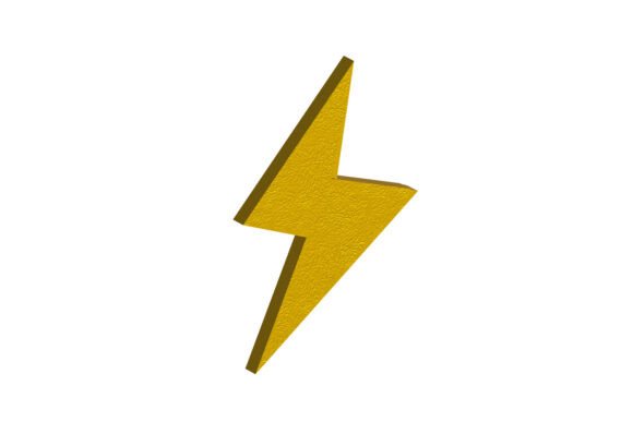 Powering Modern Visual Identity: The Strategic Value of the 3D Lightning Bolt Icon Design White Back