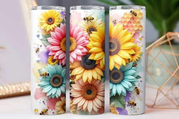 Transforming Your Craft Business with the 3D Bee and Sunflower Tumbler Wrap